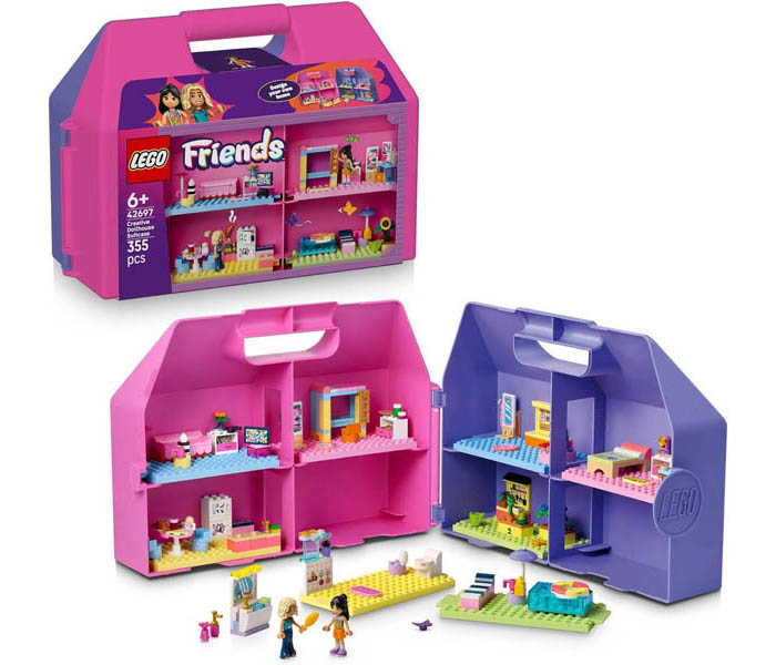 Igračka Lego kocke Friends  creative dollhouse suitcase 6+