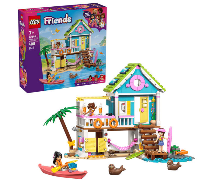 Igračka Lego kocke Friends Beach House with Seals 7+