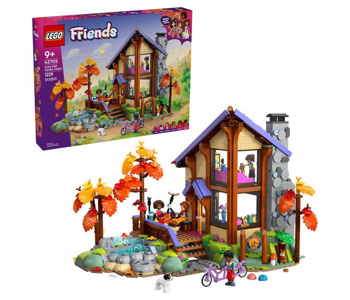 Igračka Lego kocke Friends Cozy Fall Forest Cabin 9+