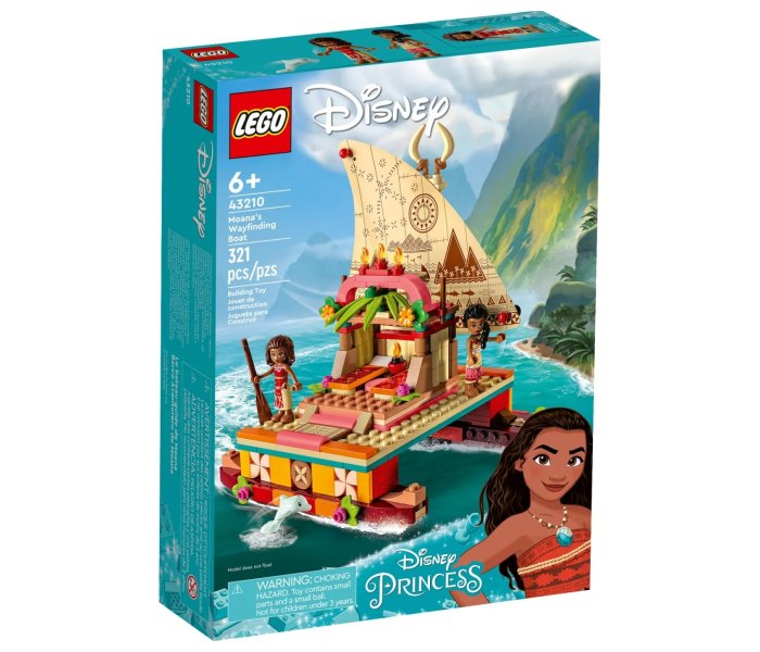Igračka Lego kocke disney princess moanas wayfinding boat