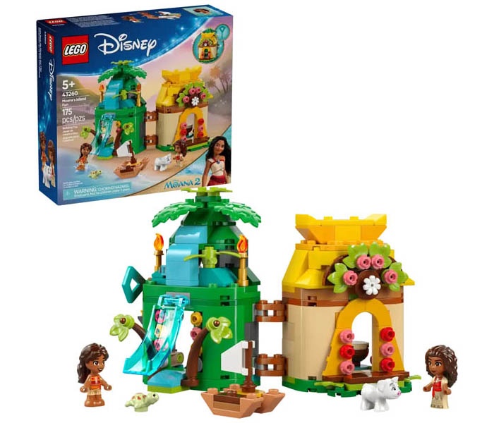 Igračka Lego kocke Disney Moana's Island Fun 5+