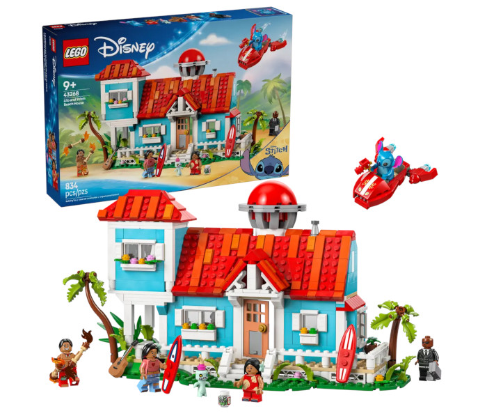 Igračka Lego kocke Disney Lilo and Stitch Beach House 9+