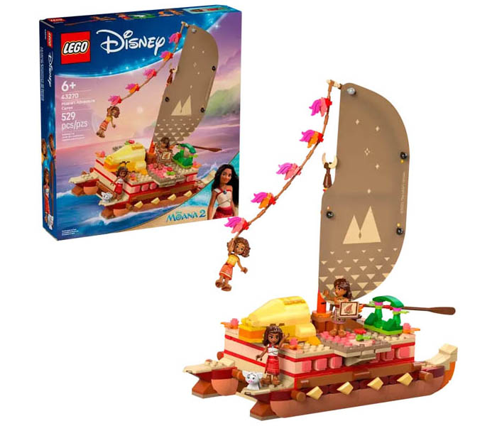 Igračka Lego kocke Disney Moana's Adventure Canoe 6+
