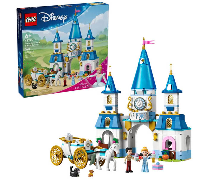 Igračka Lego kocke Disney Cinderella's Castle & Horse Carriage 6+