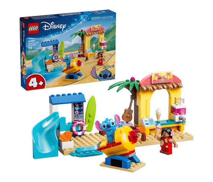 Igračka Lego kocke Disney™ Beach Fun with Lilo & Stitch 4+