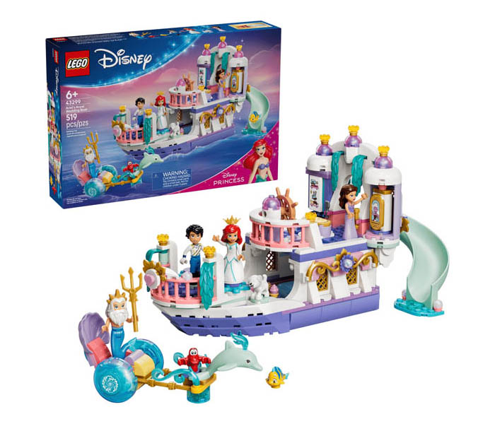 Igračka Lego kocke Disney™ Ariel's Royal Wedding Boat 6+
