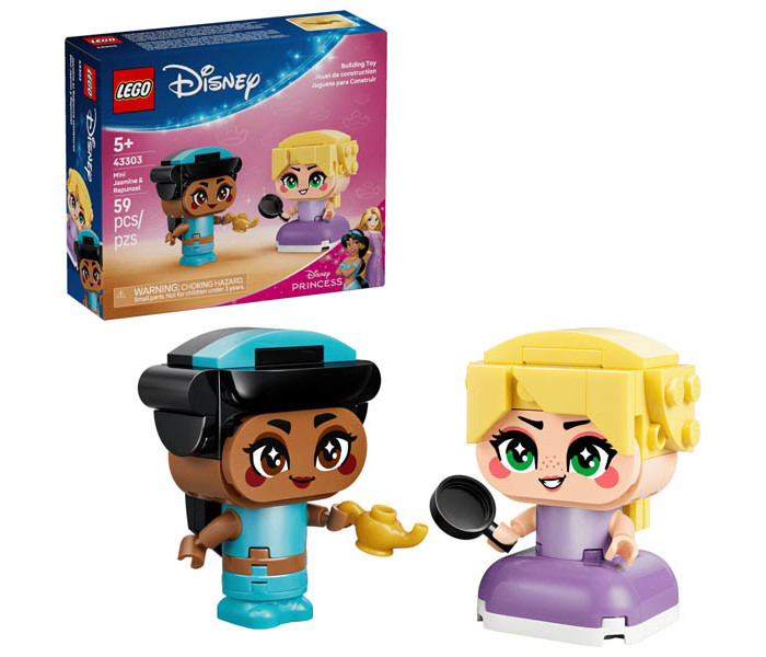 Igračka Lego kocke Disney™ Mini Jasmine & Rapunzel 5+