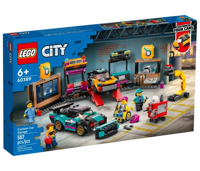 Igračka Lego kocke City custom car garage 6g+