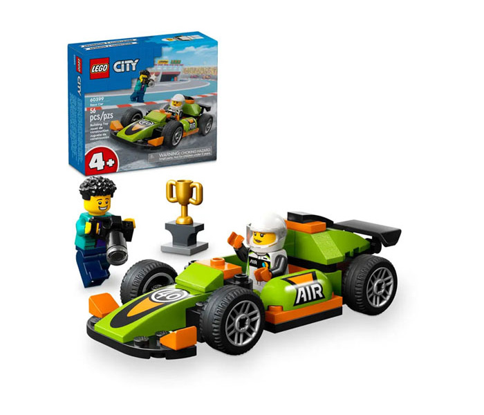 Igračka Lego kocke City Green Race Car 4g+