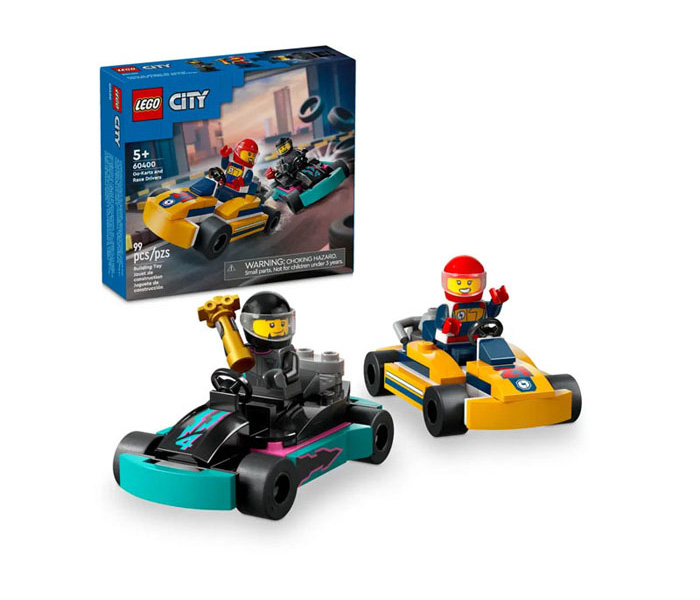 Igračka Lego kocke City Go-Karts and Race Drivers 5g+