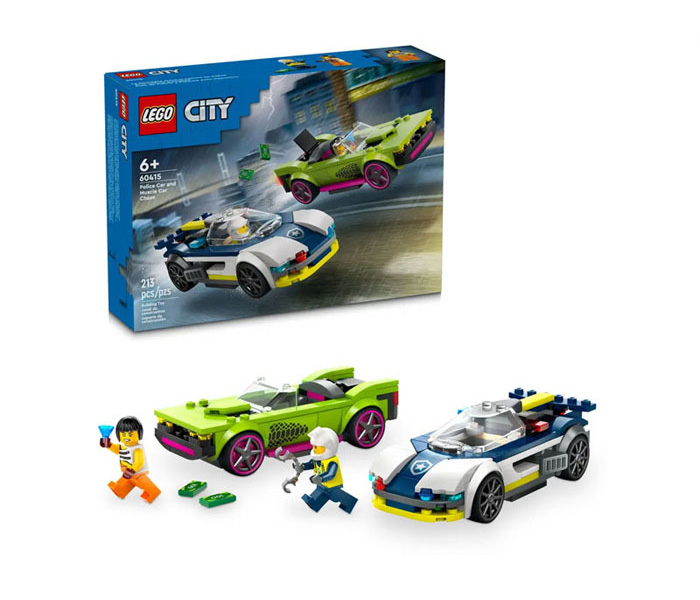 Igračka Lego kocke City Police Car and Muscle Car Chase 6g+