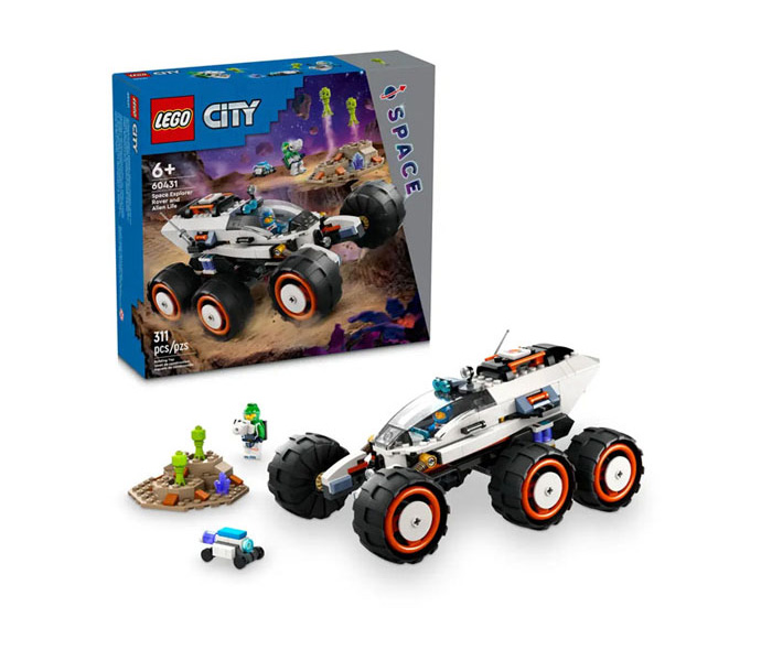 Igračka Lego kocke City Space Explorer Rover and Alien Life 6g+