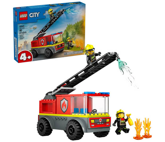 Igračka Lego kocke City Fire Ladder Truck 4+