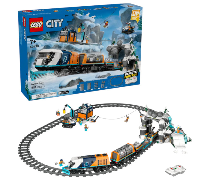 Igračka Lego kocke City Explorers' Arctic Polar Express Train 7+