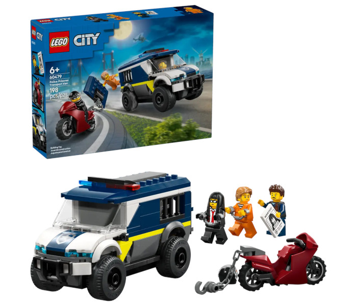 Igračka Lego kocke City Police Prisoner Transport Van 6+