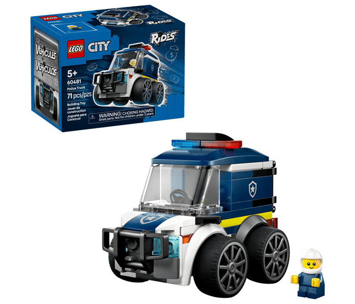 Igračka Lego kocke City Rides – Police Truck 5+
