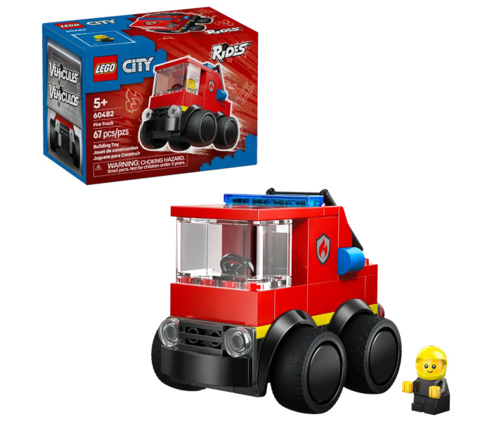 Igračka Lego kocke City Rides – Fire Truck 5+