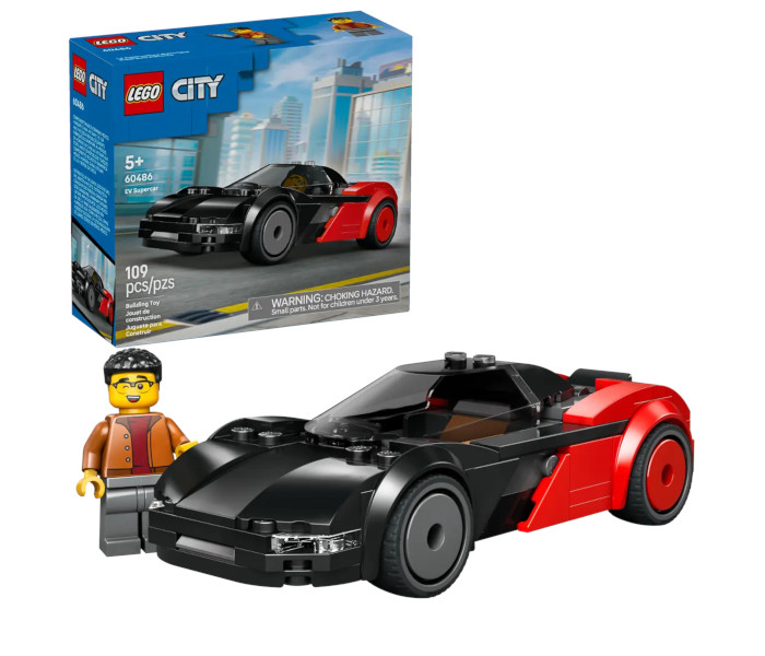 Igračka Lego kocke City  EV Supercar 5+