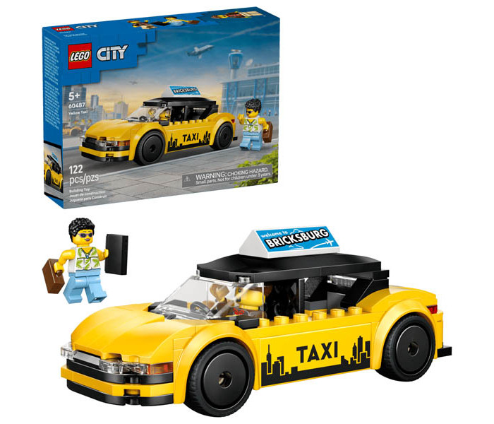 Igračka Lego kocke City  Yellow Taxi 5+