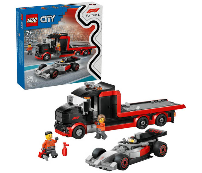 Igračka Lego kocke City F1® Display Truck with Audi F1® Race Car 7+