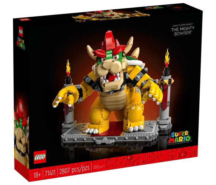 Igračka Lego kocke super mario the mighty bowser