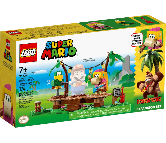 Igračka Lego kocke Super Mario Dixie Kong's Jungle Jam Expansion Set 7g+