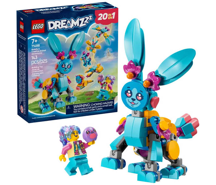 Igračka Lego kocke DREAMZzz Bunchu's Creative Animal Adventures 7+