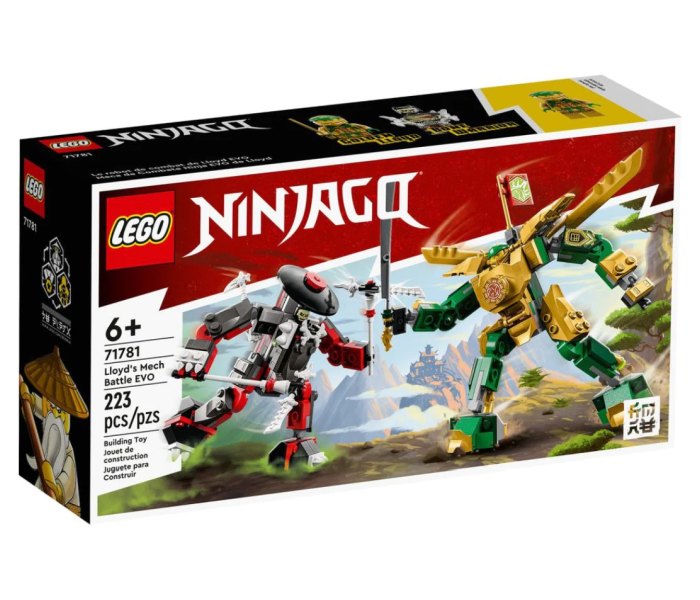 Igračka Lego kocke ninjago lloyds mech battle evo