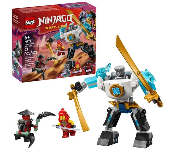 Igračka Lego kocke NINJAGO  Zane's Battle Suit Mech 6+