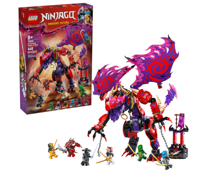 Igračka Lego kocke NINJAGO Thunderfang Dragon of Chaos 8+