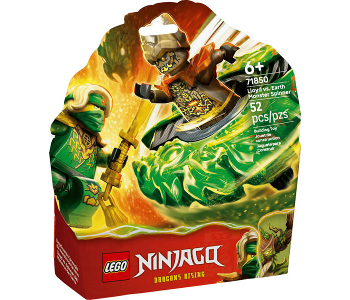 Igračka Lego kocke NINJAGO® Lloyd vs. Earth Monster Spinner 6+