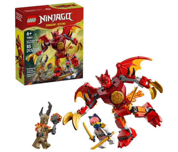Igračka Lego kocke NINJAGO® Kai's Dragon Mech Battle Pack 6+