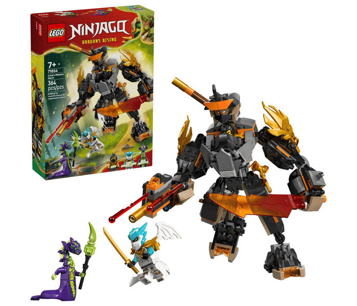 Igračka Lego kocke NINJAGO® Cole's Mission Mech & Dragon Zane 7+