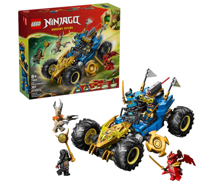 Igračka Lego kocke NINJAGO® Jay's Transforming Car 8+