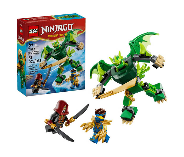 Igračka Lego kocke NINJAGO® Lloyd's Dragon Mech Battle Pack 6+