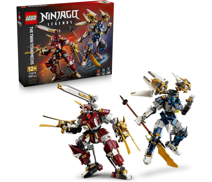 Igračka Lego kocke Ninjago The Twin titan mechs