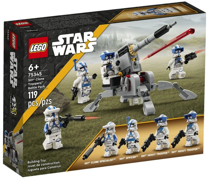 Igračka Lego kocke Star Wars 501st Clone Troopers™ Battle Pack 6g+