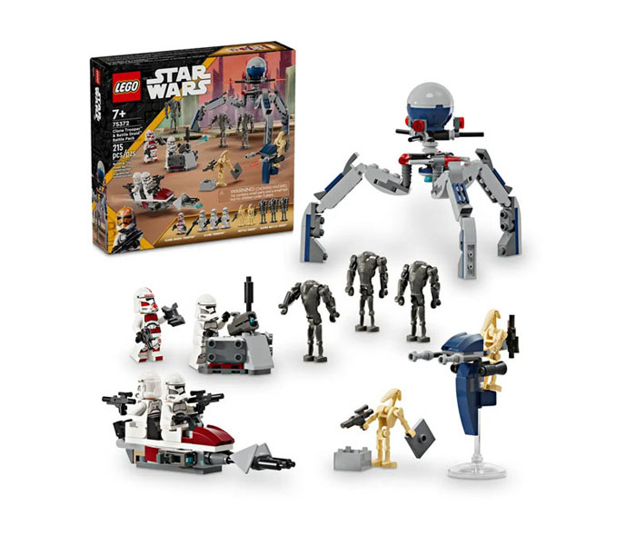 Igračka Lego kocke Star Wars Clone Trooper™ & Battle Droid™ Battle Pack 7g+