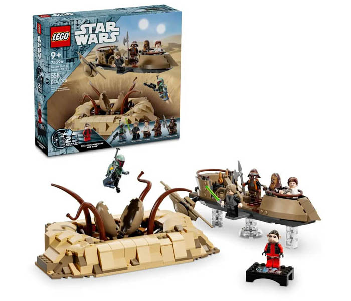 Igračka Lego kocke Star Wars Desert Skiff & Sarlacc Pit 9+
