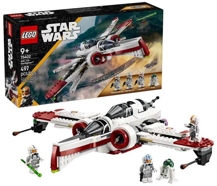 Igračka Lego kocke Star Wars ARC-170 Starfighter 9+