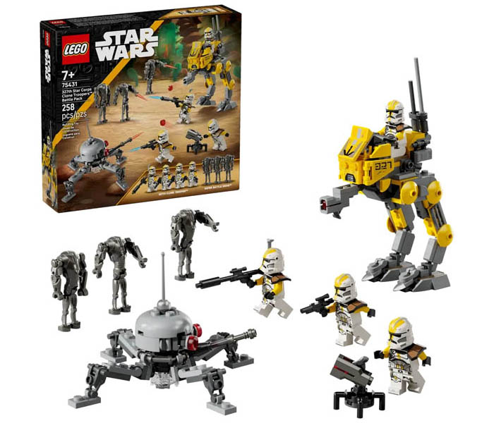 Igračka Lego kocke Star Wars™ 327th Star Corps Clone Troopers™ Battle Pack 7+