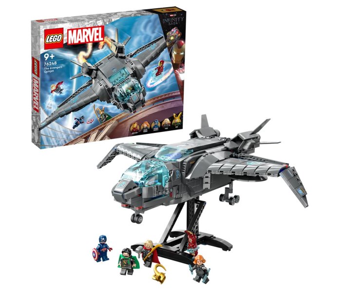 Igračka Lego kocke super heroes the avengers quinjet