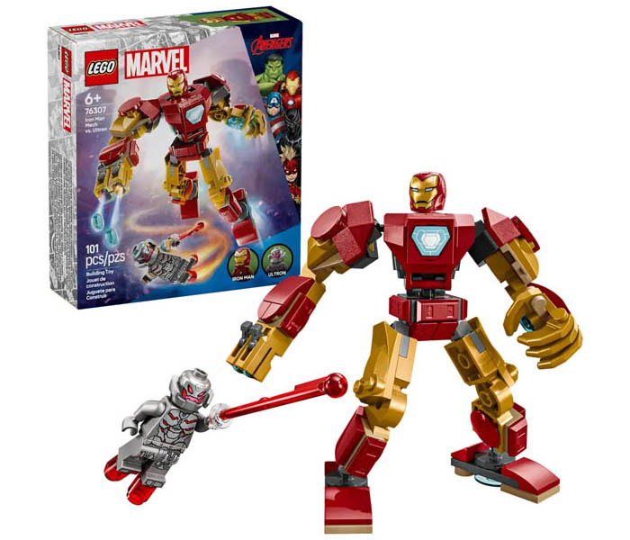 Igračka Lego kocke Marvel ron Man Mech vs. Ultron 6+