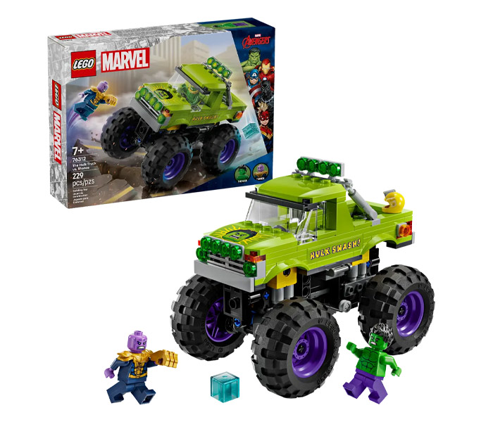 Igračka Lego kocke Marvel The Hulk Truck vs. Thanos 7+