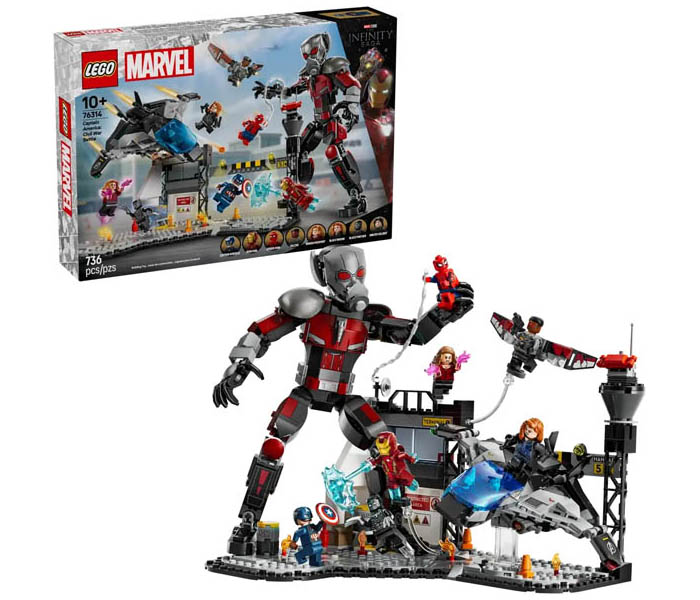 Igračka Lego kocke Marvel Captain America: Civil War Action Battle 10+