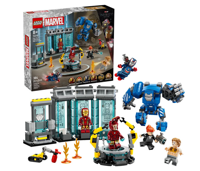 Igračka Lego kocke Marvel Iron Man's Laboratory: Hall of Armor 8+