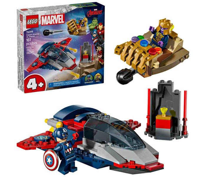 Igračka Lego kocke Marvel Captain America vs. Thanos 4+
