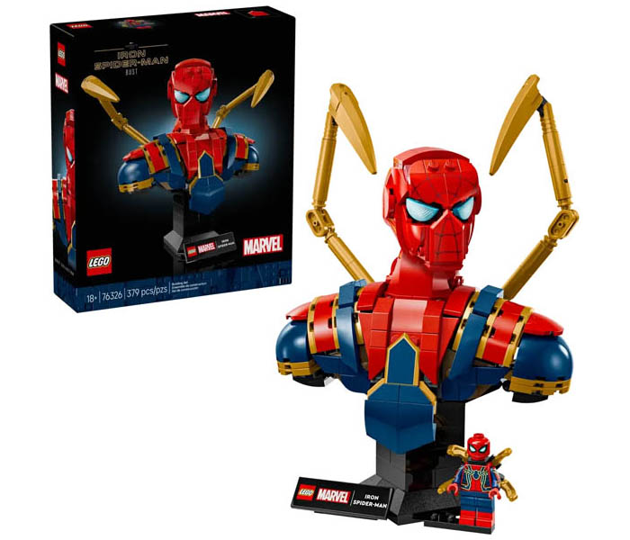 Igračka Lego kocke Marvel Iron Spider-Man Bust 18+