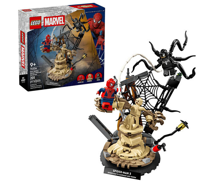 Igračka Lego kocke Marvel Epic Battle: Spider-Man vs. Sandman 9+