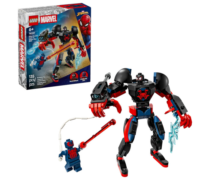 Igračka Lego kocke Marvel Miles Morales Mech vs. Spider-Man 2099 6+